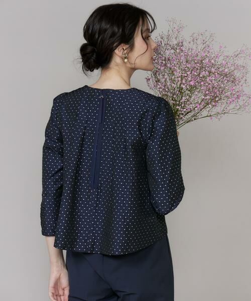 Maglie le cassetto / マーリエ ル カセット シャツ・ブラウス | ラメドットジャガードブラウス | 詳細11