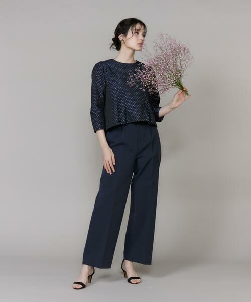 Maglie le cassetto / マーリエ ル カセット シャツ・ブラウス | ラメドットジャガードブラウス | 詳細2