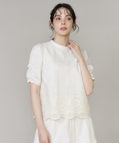 Maglie le cassetto / マーリエ ル カセット シャツ・ブラウス | 《M Maglie le cassetto》ラッシュガードレースブラウス | 詳細1