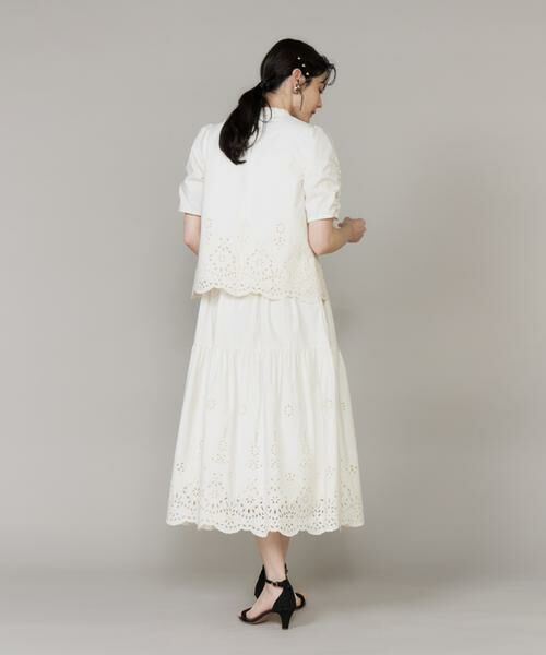 Maglie le cassetto / マーリエ ル カセット シャツ・ブラウス | 《プラスサイズ》ラッシュガードレースブラウス 《M Maglie le cassetto》 | 詳細4