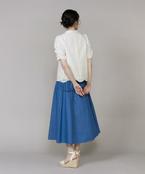 Maglie le cassetto / マーリエ ル カセット シャツ・ブラウス | 《プラスサイズ》ラッシュガードレースブラウス 《M Maglie le cassetto》 | 詳細7