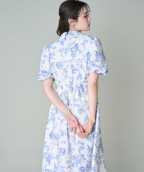 Maglie le cassetto / マーリエ ル カセット ミニ丈・ひざ丈ワンピース | 《大きいサイズ》トワルドジュイ風ワンピース《M Maglie le cassetto》 | 詳細8