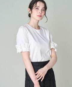 Maglie le cassetto / マーリエ ル カセット Tシャツ | 袖フリルプルオーバー