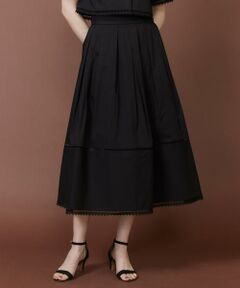 Maglie le cassetto / マーリエ ル カセット ミニ・ひざ丈スカート | レース接ぎタックスカート