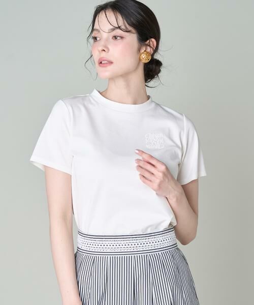 Maglie le cassetto / マーリエ ル カセット Tシャツ | LOVERコンパクトTシャツ（オフホワイト1）