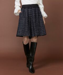 Maglie le cassetto / マーリエ ル カセット ショート・ハーフ・半端丈パンツ | ツィードキュロット｜スカート見えするシルエットで魅せる大人の気品《M Maglie le cassetto》