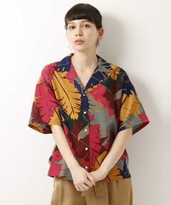 ELLE / エル シャツ・ブラウス | ［洗濯機で洗える］ボタニカルプリントブラウス