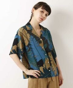 ELLE / エル シャツ・ブラウス | ［洗濯機で洗える］ボタニカルプリントブラウス