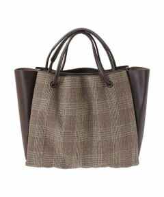 グレンチェックバッグ