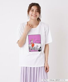 刺繍デザイン半袖Tシャツ