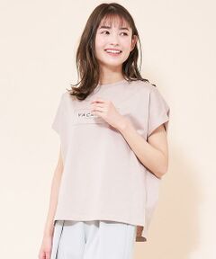 フレンチスリーブロゴTシャツ