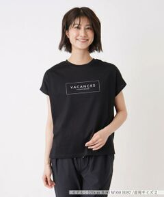 フレンチスリーブロゴTシャツ