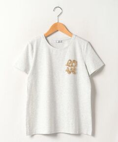 ロゴ刺繍Tシャツ