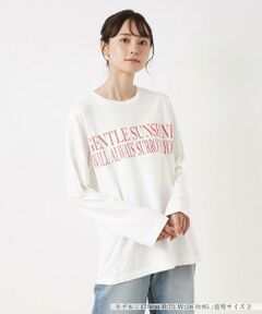 メッセージロゴ長袖Tシャツ