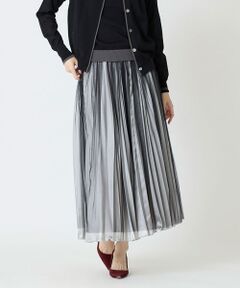 EPELER / イプリ ロング・マキシ丈スカート | サテン×チュールスカート