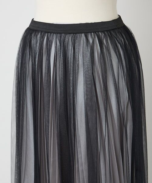 EPELER / イプリ ロング・マキシ丈スカート | サテン×チュールスカート | 詳細5