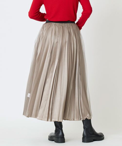 EPELER / イプリ ロング・マキシ丈スカート | サテン×チュールスカート | 詳細7