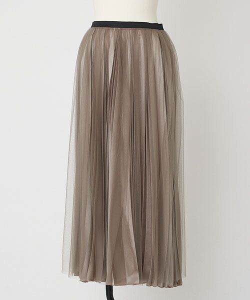 EPELER / イプリ ロング・マキシ丈スカート | サテン×チュールスカート | 詳細9