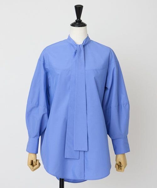 EPELER / イプリ シャツ・ブラウス | ハイデンシティクロスブラウス（ブルー）