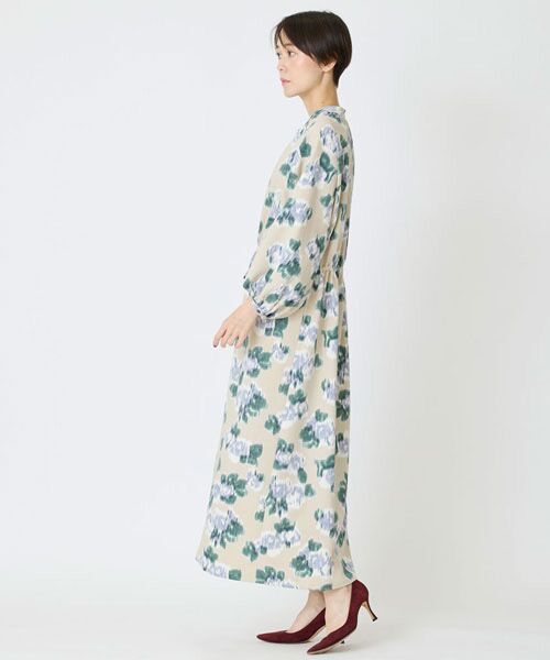 EPELER / イプリ ロング・マキシ丈ワンピース | アムンゼンフラワープリントワンピース | 詳細1