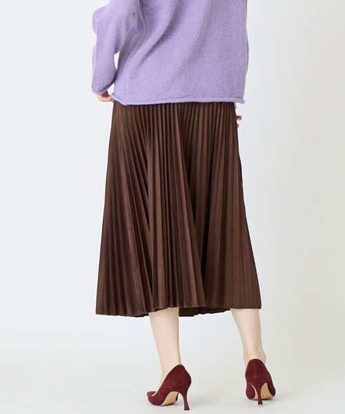 EPELER / イプリ ロング・マキシ丈スカート | フェイクスエードプリーツスカート | 詳細5