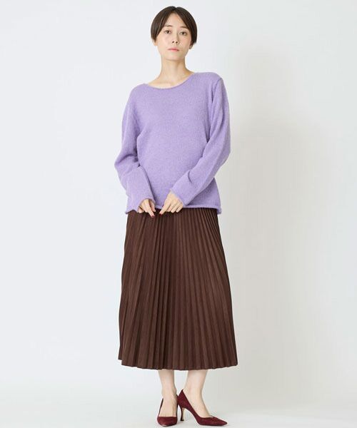 EPELER / イプリ ロング・マキシ丈スカート | フェイクスエードプリーツスカート | 詳細6