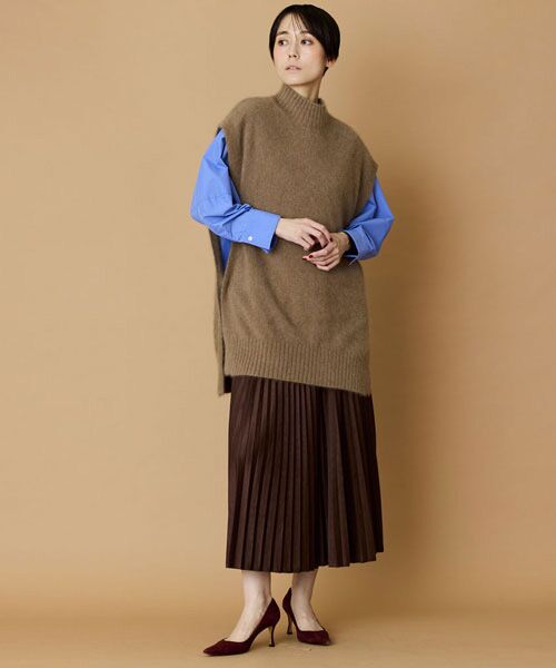 EPELER / イプリ ロング・マキシ丈スカート | フェイクスエードプリーツスカート | 詳細8