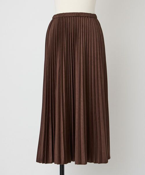 EPELER / イプリ ロング・マキシ丈スカート | フェイクスエードプリーツスカート | 詳細9