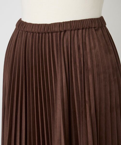 EPELER / イプリ ロング・マキシ丈スカート | フェイクスエードプリーツスカート | 詳細12