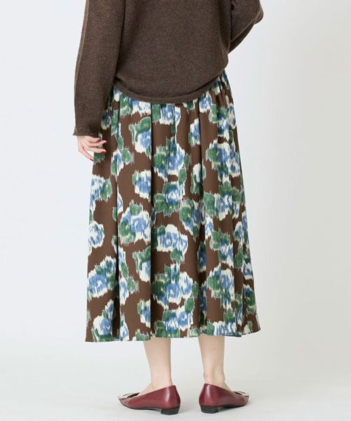 EPELER / イプリ ロング・マキシ丈スカート | アムンゼンフラワープリントスカート | 詳細2