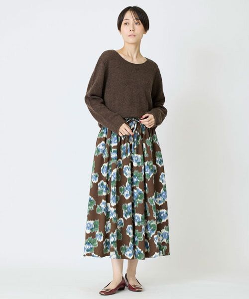 EPELER / イプリ ロング・マキシ丈スカート | アムンゼンフラワープリントスカート | 詳細4