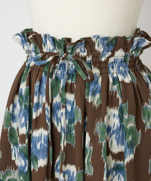 EPELER / イプリ ロング・マキシ丈スカート | アムンゼンフラワープリントスカート | 詳細9