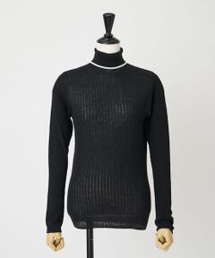 EPELER / イプリ ニット・セーター | キュプラブレンドバイカラータートル