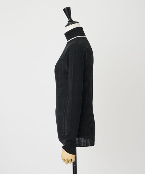 EPELER / イプリ ニット・セーター | キュプラブレンドバイカラータートル | 詳細1