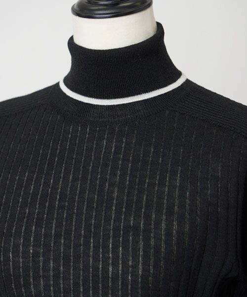 EPELER / イプリ ニット・セーター | キュプラブレンドバイカラータートル | 詳細3