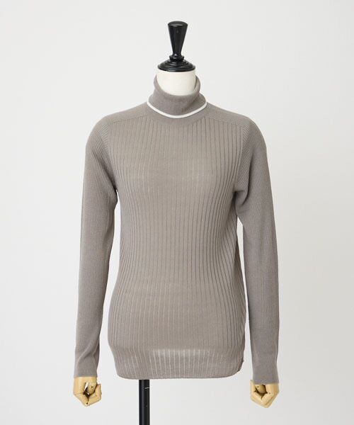 EPELER / イプリ ニット・セーター | キュプラブレンドバイカラータートル | 詳細8