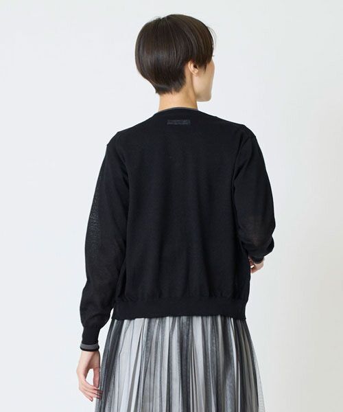 EPELER / イプリ カーディガン・ボレロ | シアーニットクルーカーディガン | 詳細2
