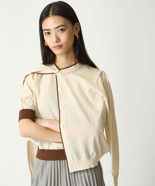 EPELER / イプリ カーディガン・ボレロ | シアーニットクルーカーディガン | 詳細5