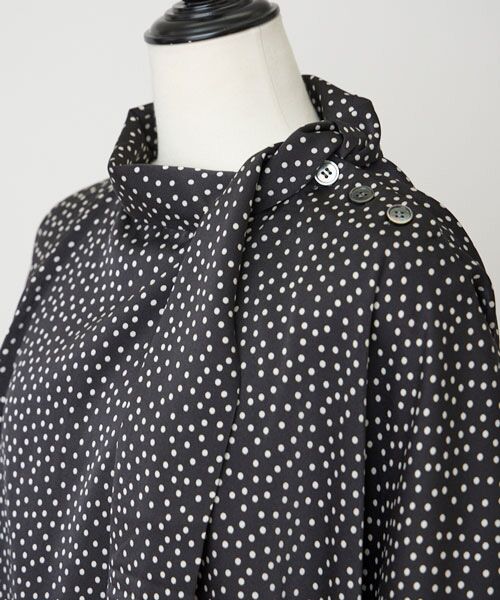 EPELER / イプリ シャツ・ブラウス | シルデューサテンドットブラウス | 詳細3