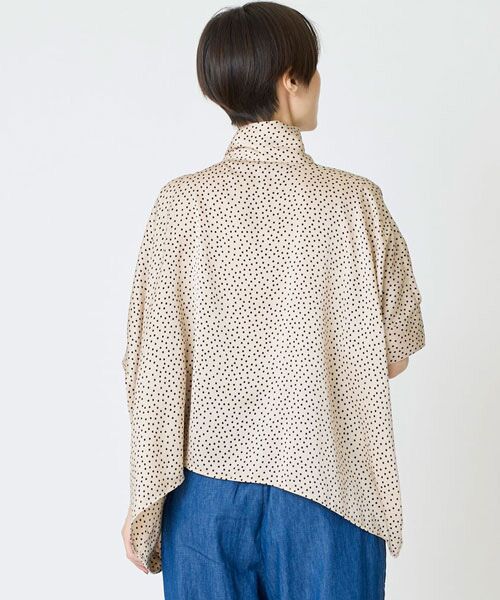 EPELER / イプリ シャツ・ブラウス | シルデューサテンドットブラウス | 詳細6