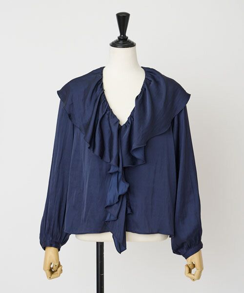 EPELER / イプリ シャツ・ブラウス | ヴィンテージサテンブラウス（コン）