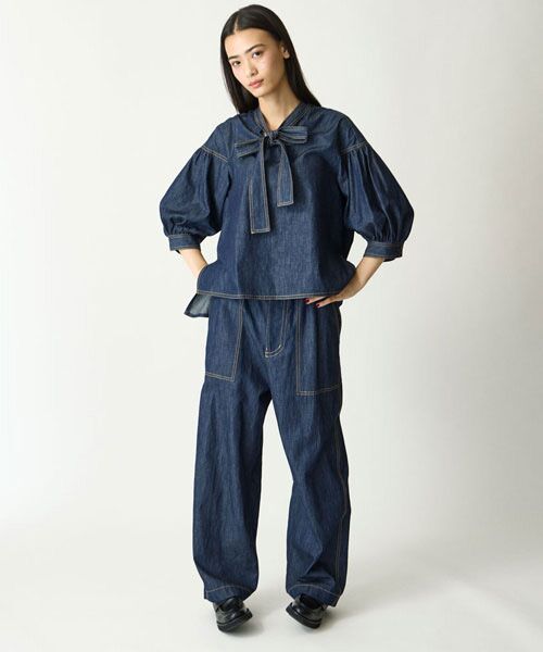 EPELER / イプリ シャツ・ブラウス | 5ozデニムブラウス | 詳細8