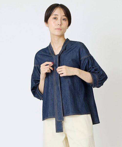 EPELER / イプリ シャツ・ブラウス | 5ozデニムブラウス（インディゴ）