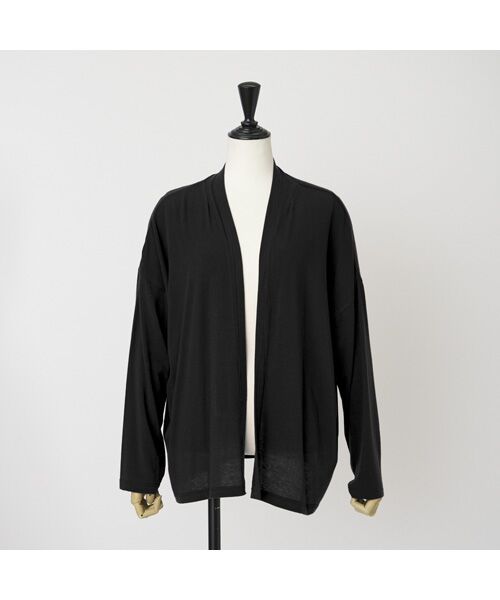 EPELER / イプリ カーディガン・ボレロ | シアージャージカーディガン（クロ）