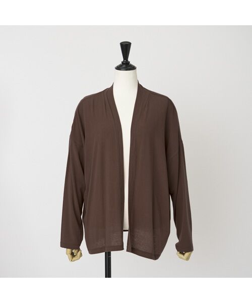 EPELER / イプリ カーディガン・ボレロ | シアージャージカーディガン（チャ）