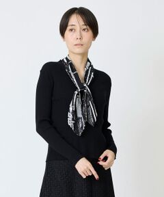 EPELER / イプリ ニット・セーター | スカーフ付きヴィーナスニットプルオーバー