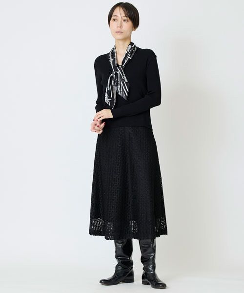 EPELER / イプリ ニット・セーター | スカーフ付きヴィーナスニットプルオーバー | 詳細3