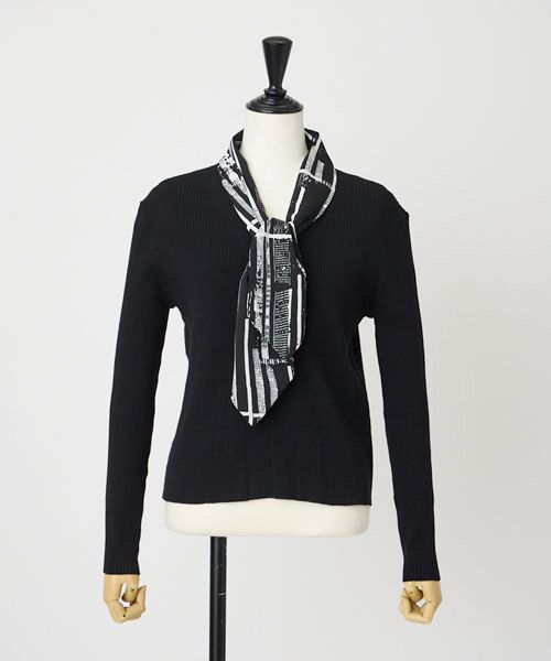 EPELER / イプリ ニット・セーター | スカーフ付きヴィーナスニットプルオーバー | 詳細4