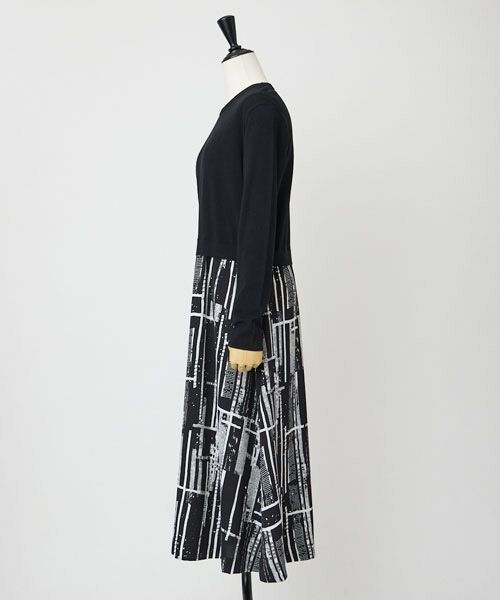 EPELER / イプリ ロング・マキシ丈ワンピース | プリントドッキングヴィーナスニットワンピース | 詳細6