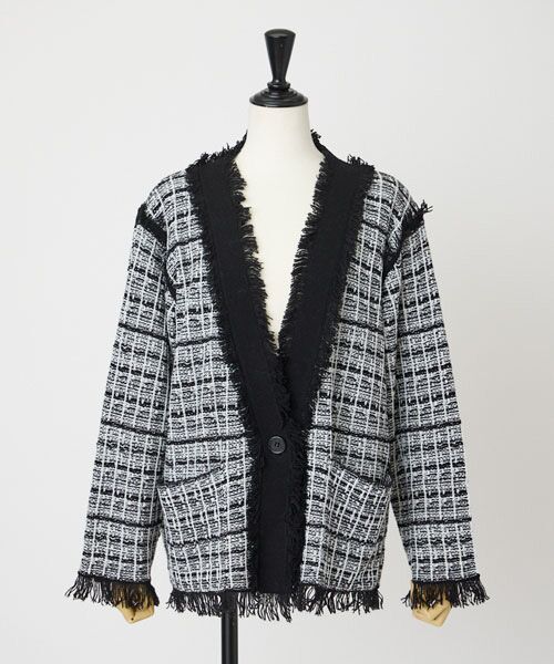 EPELER / イプリ カーディガン・ボレロ | ニットツイードジャケット | 詳細4